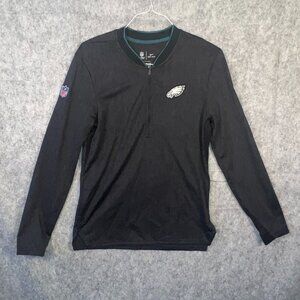 Philadelphia Eagles Nike Dri-Fit NFL On Field 1/2 Zip Men’s Small
